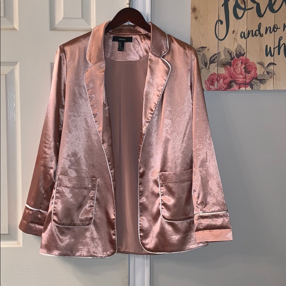 F21 - rose/blush blazer